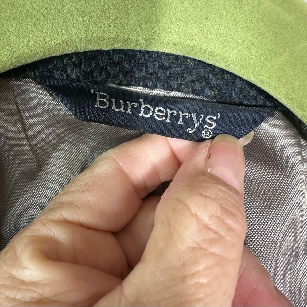 Burberry vintage Charcoal Men's Blazer 100% pure wool - Picture 8 of 11